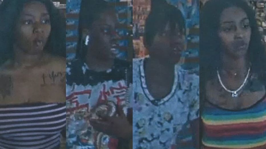 Police seek 4 women accused of stealing from Woodman's in Menomonee Falls