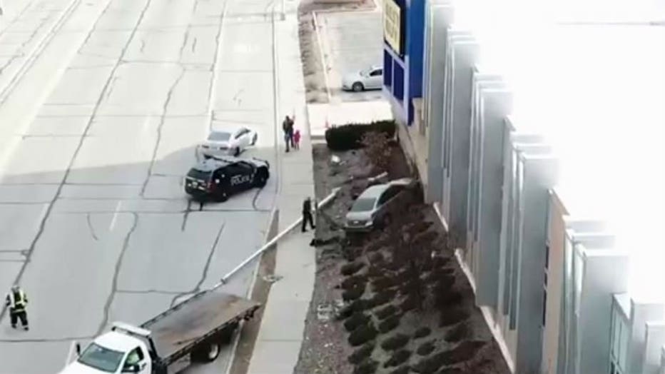 Car into Best Buy in Wauwatosa