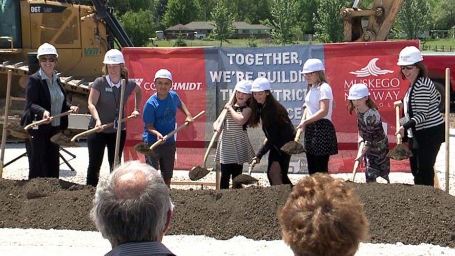 Groundbreaking of Muskego Middle School