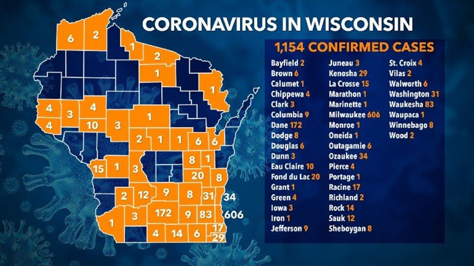 coronavirus cases wi map fs2 0329 445p