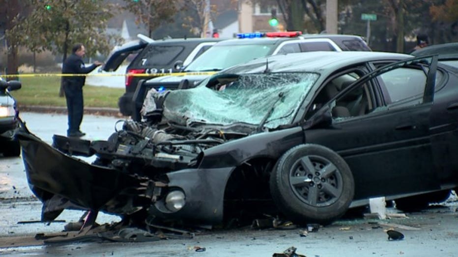 Crash near Glendale Avenue and Sherman Boulevard