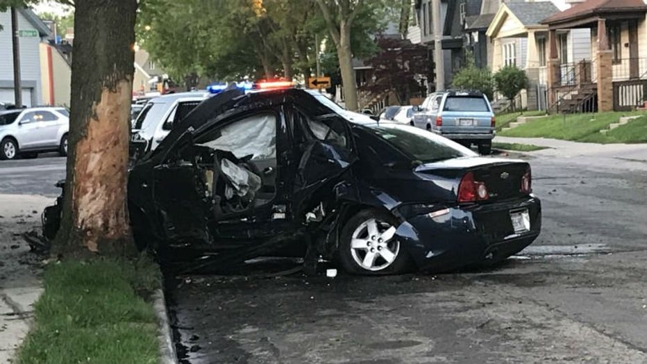 Crash near 20th and Lapham