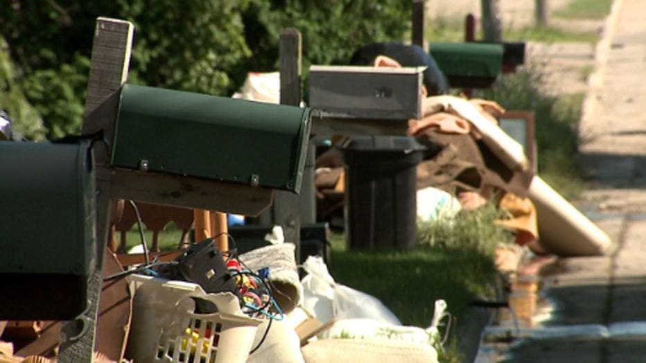 Cleanup efforts continue in Burlington after flood