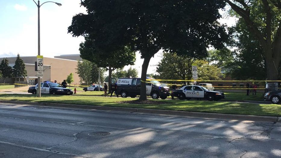 Officers injured in hit-and-run crash near Barack Obama School