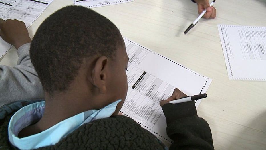 Mock election held at Siefert Elementary School