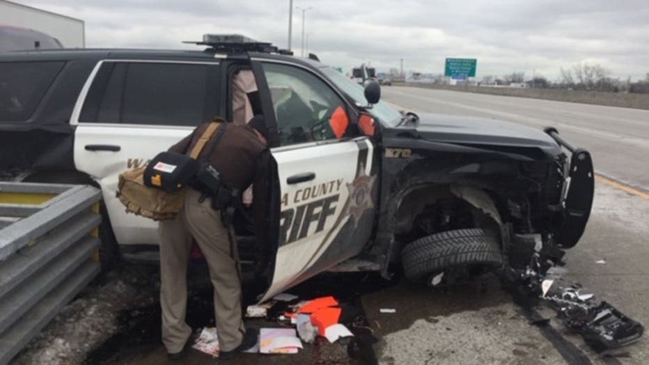 Crash into Waukesha County squad