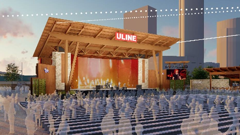 Uline Warehouse Stage