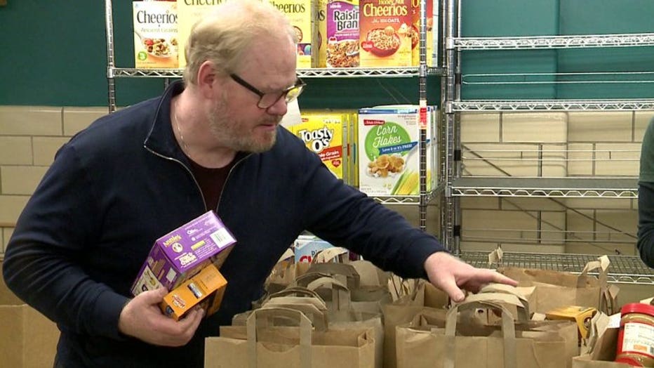 Comedian Jim Gaffigan and family support Riverwest Food Pantry “I