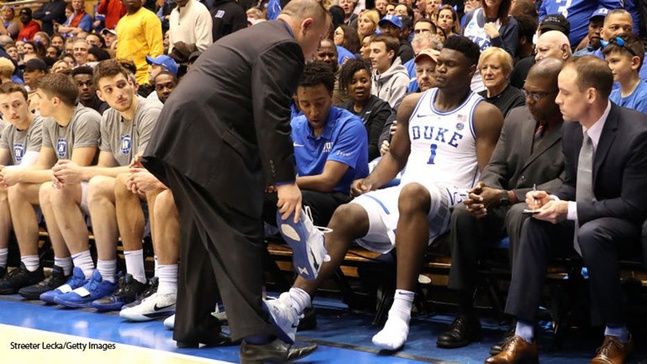 Nike investigating shoe malfunction that led to Zion Williamson's