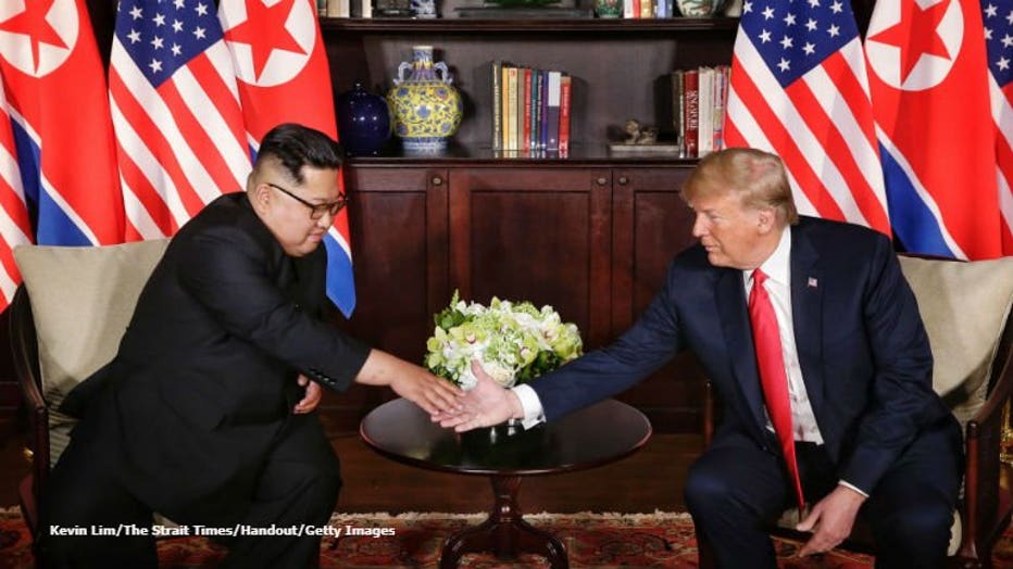 President Trump Meets North Korean Leader Kim Jong-un