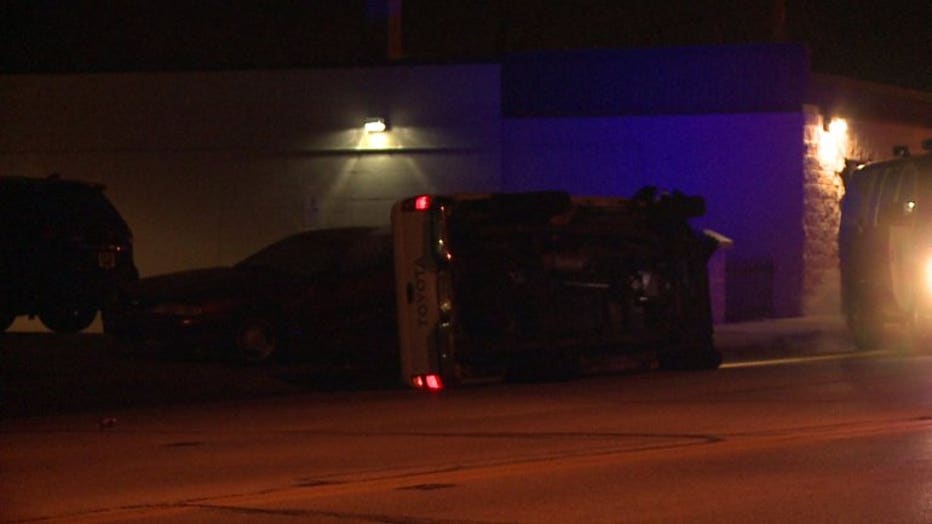 Milwaukee police investigate crash near Hawley and Adler