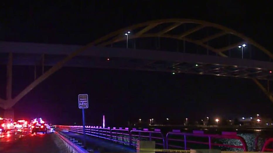 Dive response at Hoan Bridge