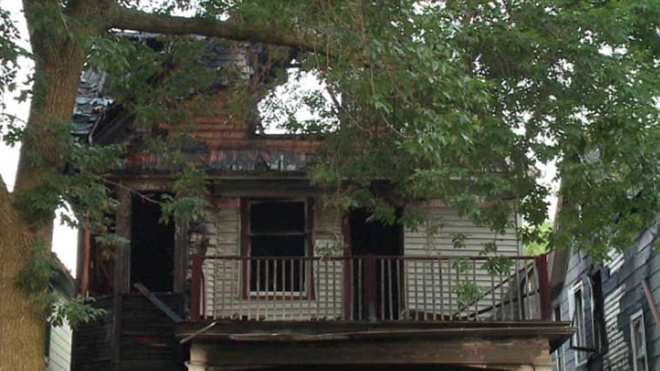 House fire near 10th & Ring