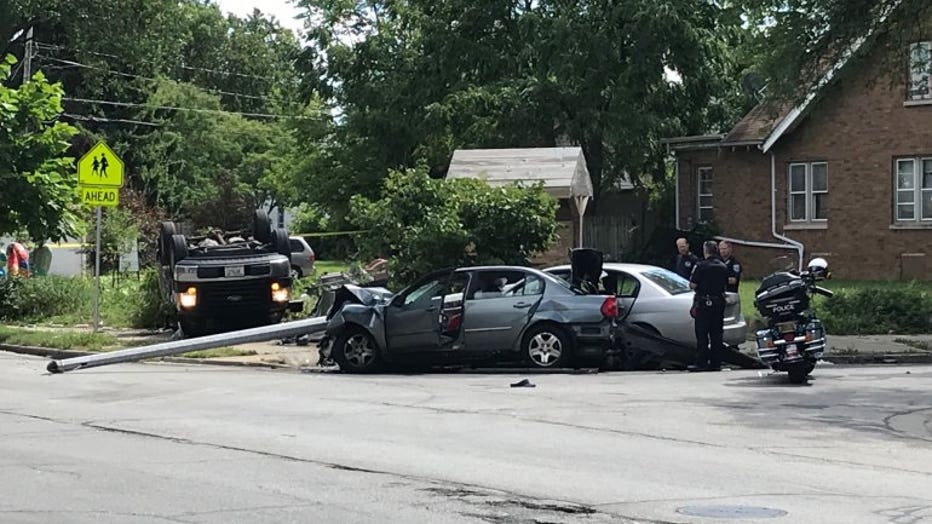 Several Hurt In 4-vehicle Crash Near 24th And Burleigh; Police Say ...