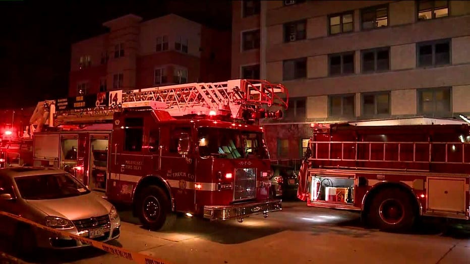 Fire at apartment complex on Knapp Street in Milwaukee