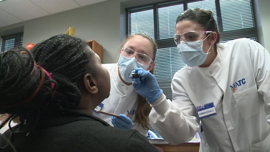 MATC dental students provide care to MCFI clients