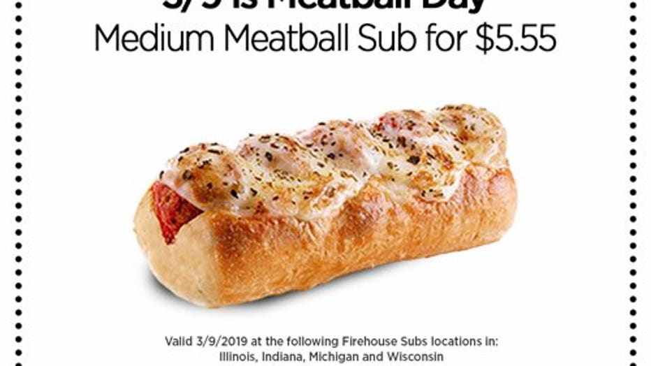 Celebrate National Meatball Day with a delicious deal from Firehouse Subs
