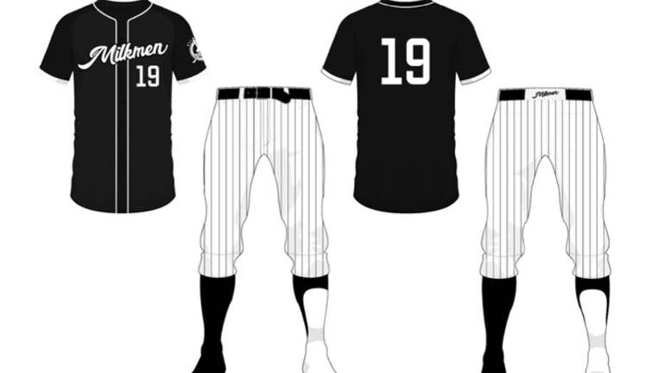 Milwaukee Milkmen uniforms