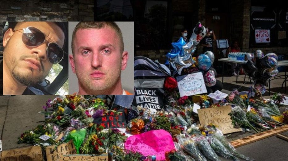 Joel Acevedo, Michael Mattioli -- Memorial for George Floyd in Minneapolis (Getty Images)