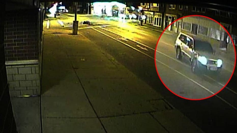 SUV sought in hit-and-run crash