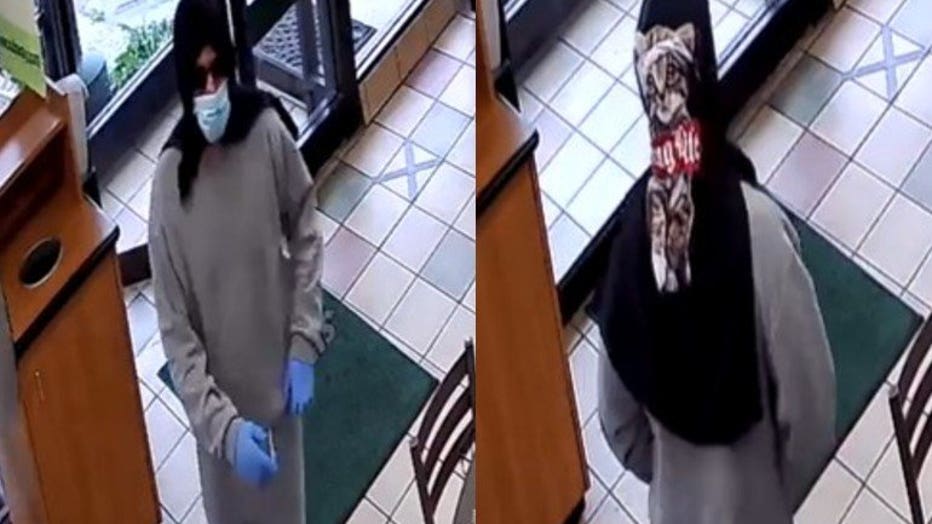 Menomonee Falls police seek suspect involved in attempted armed robbery