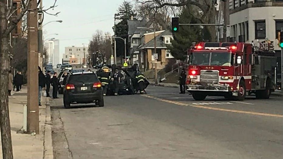 Crash near 27th and Wells in Milwaukee