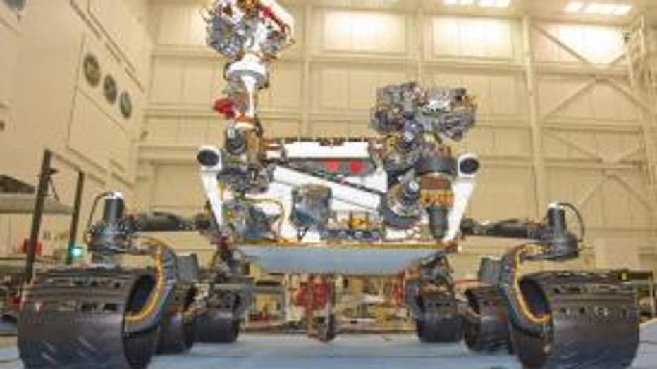 The Mars rover Curiosity