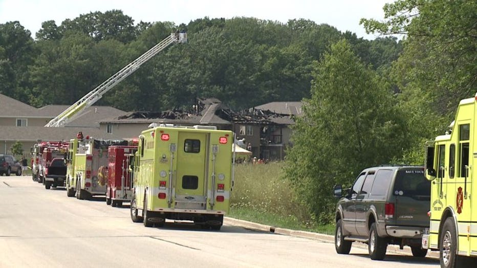 Sheboygan Falls apartment complex heavily damaged by fire, believed to ...