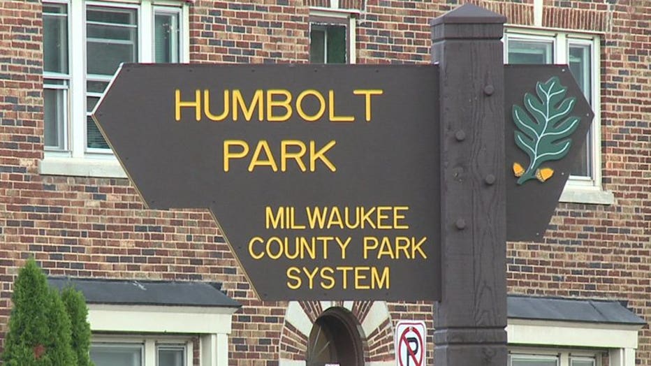 Humboldt Park sign misspelled