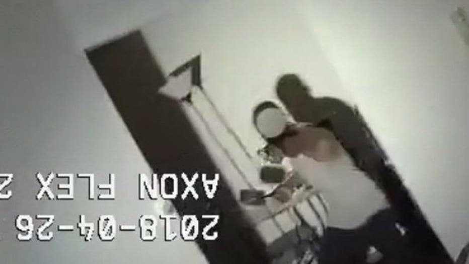 Standoff suspect captured by body cam video