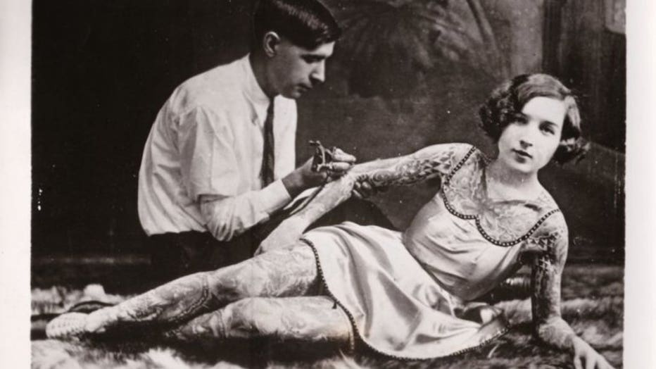 The Tattooed Lady: A History:' Did you know it was illegal in