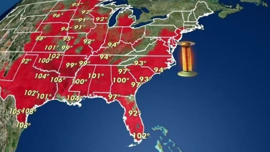 July 4th heat wave set to hammer US may bring ‘ring of fire’ effect