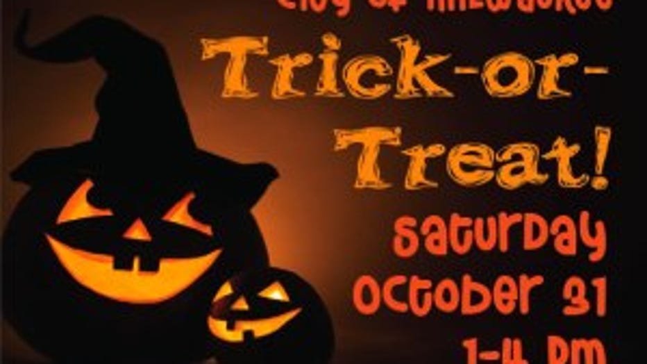 Trick or Treat in Milwaukee will occur on Halloween Saturday, October 31st