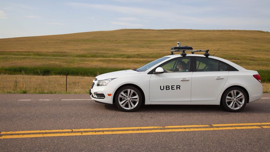 Uber mapping car