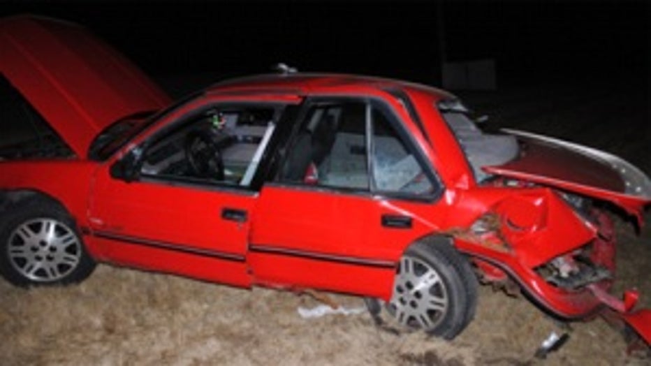 Victim's car