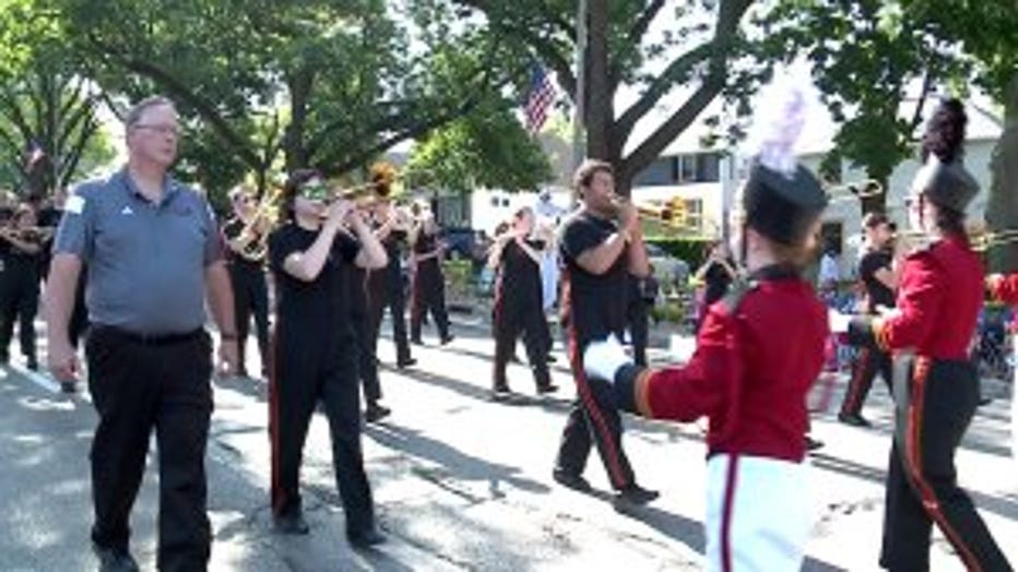 Sea of red, white and blue Wauwatosa's Fourth of July parade is 1 of