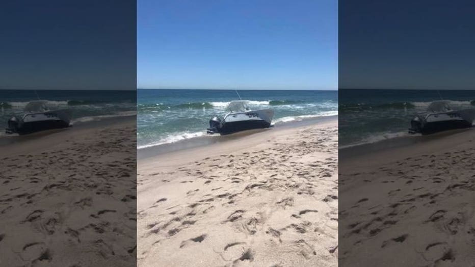 Breaching whale capsizes boat in NJ, throwing 2 people into Atlantic Ocean