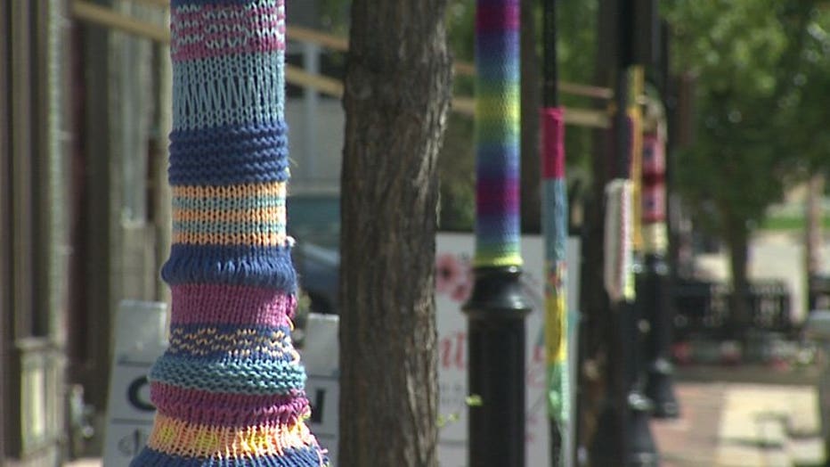 Yarn art in Oconomowoc