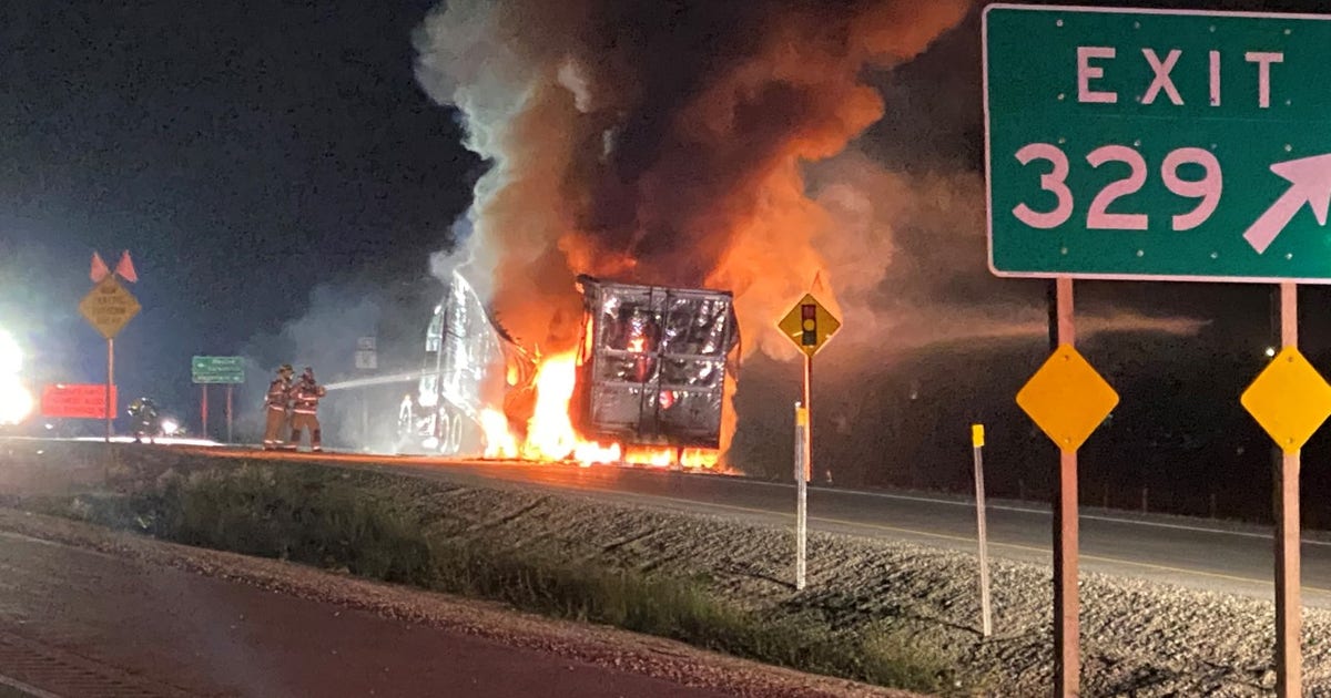 No injuries after semi carrying tubs of caramel caught fire on I-94 in ...