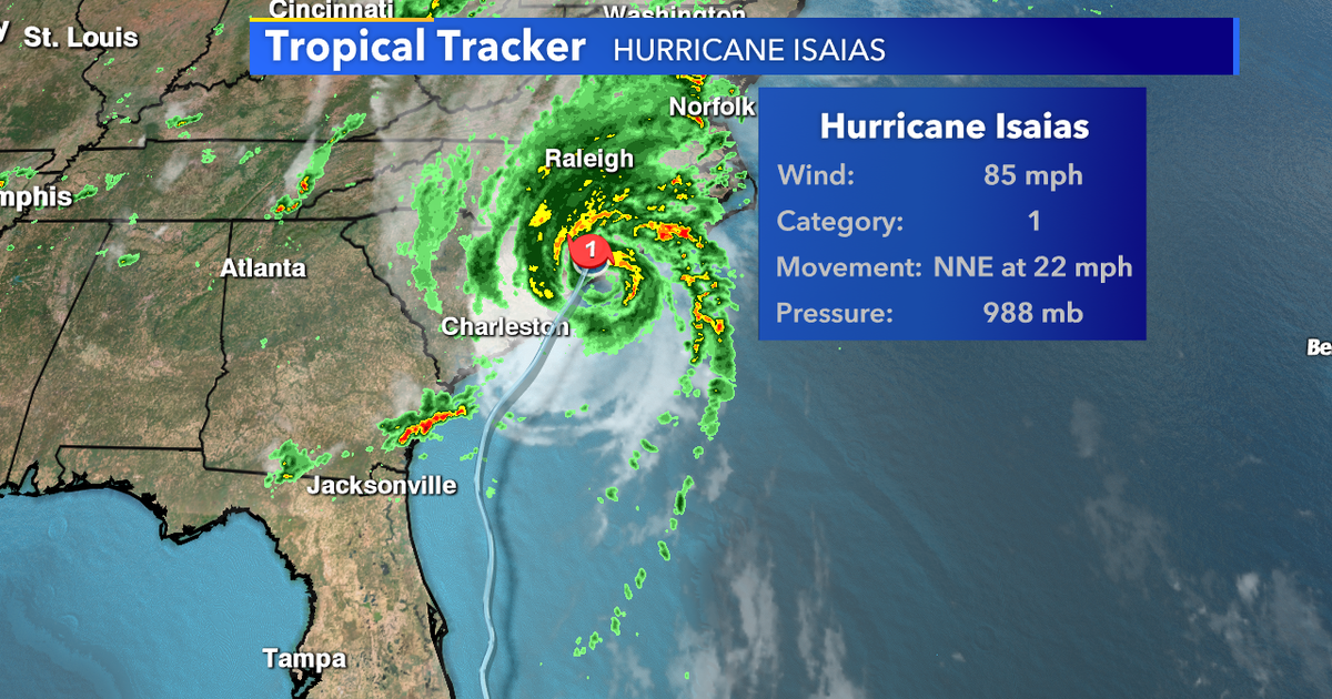 Hurricane Isaias makes landfall in North Carolina as Cat 1 storm | FOX6 ...