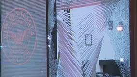 Atlanta police precinct damaged during protest over Jacob Blake shooting