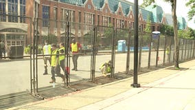 DNC security perimeter, road closure takes effect; area workers feel impact