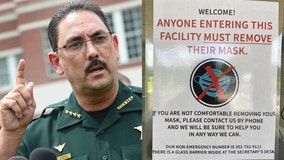 Florida sheriff bans deputies from wearing face masks, memo says