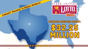 Texas Lottery jackpot grows to largest jackpot prize in North America