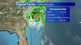 Hurricane Isaias makes landfall in North Carolina as Cat 1 storm