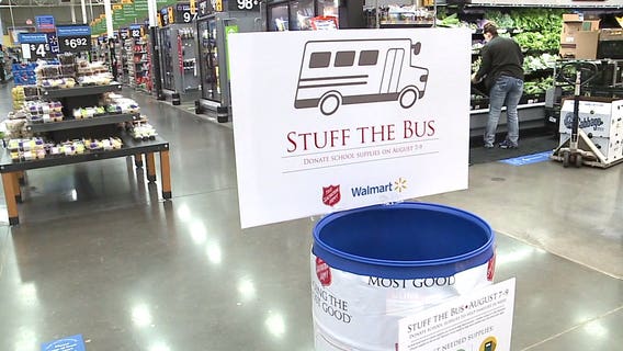 The Salvation Army joins forces with Walmart to 'Stuff the Bus' for kids in need