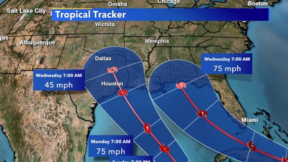 2 storms strengthen in the Atlantic, expected to make landfall between Aug. 25 - Aug. 26