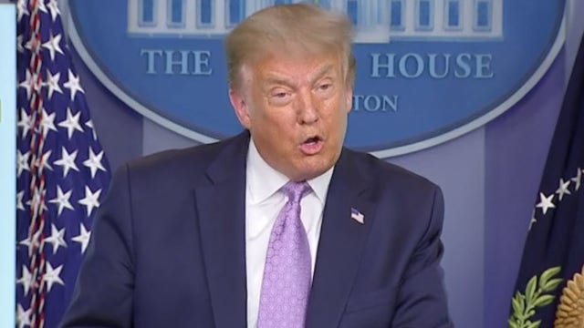 Watch: President Trump holds a press briefing at the White House