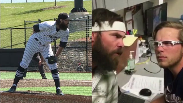 Tim Dillard, social media all-star, with the Brewers for 16 seasons, now pitching for the Milwaukee Milkmen