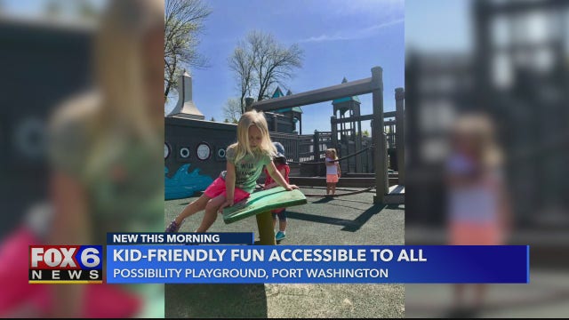 A short trip from Milwaukee is a playground where the possibilities are endless for kids of all abilities